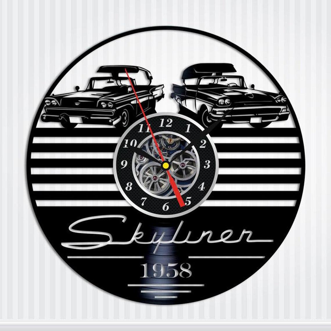 Часы настенные Ford Skyliner 1984 из виниловой пластинки