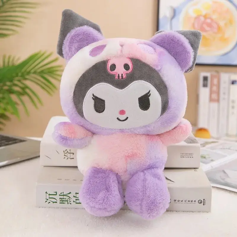 Мягкая игрушка плюшевая Аниме Kuromi Hello Kitty 25 см