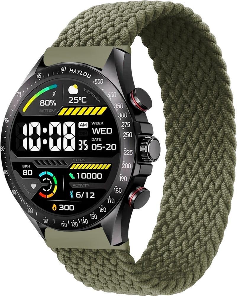 Ремешок Solo Loop для Haylou Solar Pro LS18 135 мм Khaki (40867-17) Ремешок Solo Loop для Haylou Solar Pro LS18 135 мм Khaki (40867-17)