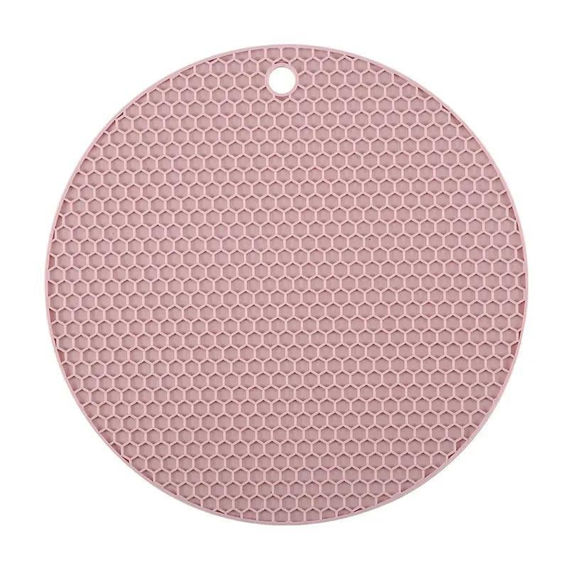 Килимок під гаряче силіконовий термостійкий Рожевий (2476286079)