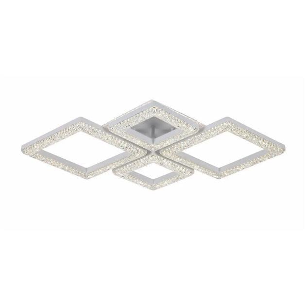 LED-люстра потолочная Sirius с пультом 3000/6500К IP20 G 2725/2+2 WT 126W Белый (28689785)