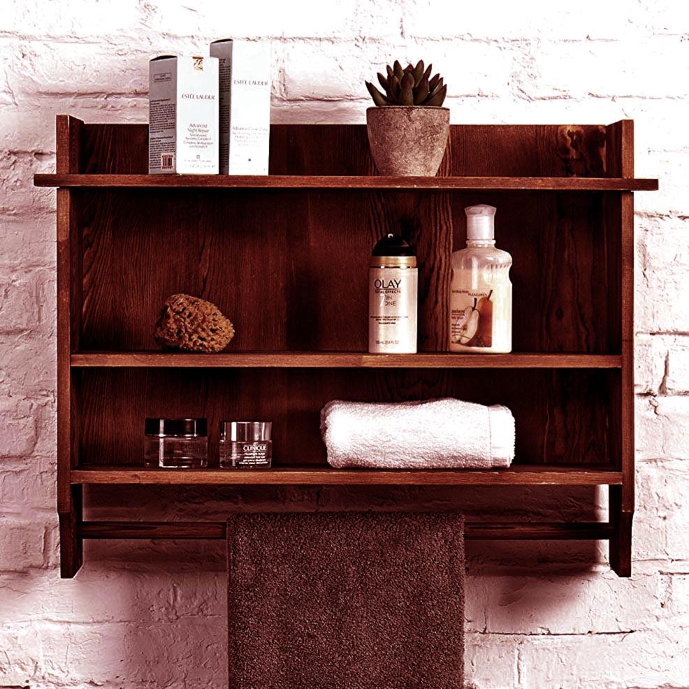Полка для ванной из дерева Баден Савоярди (ВНП/003015)