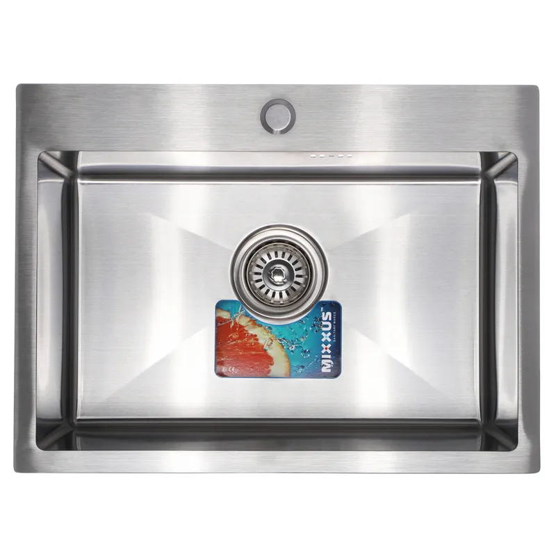 Мойка для кухни MIXXUS MX5843-200x1.0-SATIN нержавеющая сталь (MX0575)
