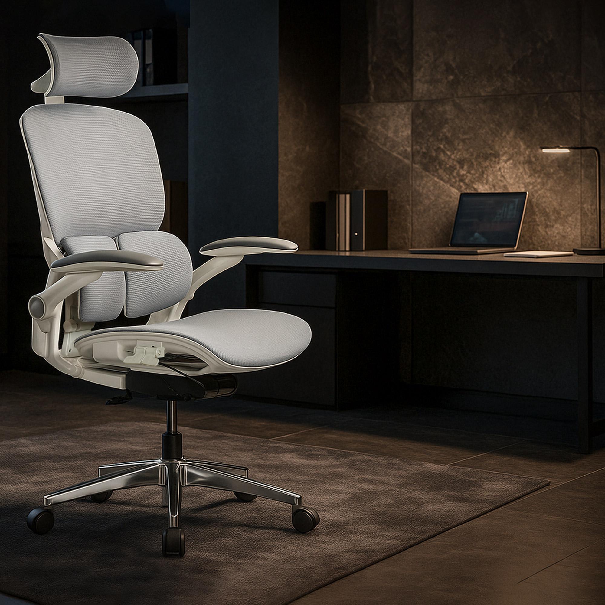 Крісло Mealux S202 Air Grey (HF-S202 M/G) - фото 2 Крісло Mealux S202 Air Grey (HF-S202 M/G) - фото 2