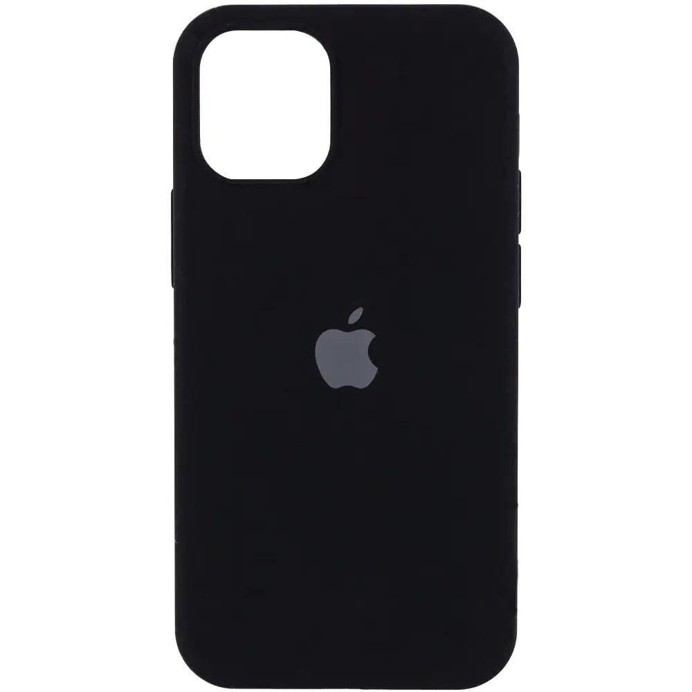 Чехол Silicone Case Full Protective (AA) для Apple iPhone 15 Pro Max (6.7") Чёрный | Black