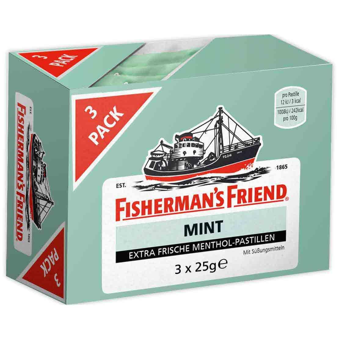 Набор леденцов Fisherman's Friend Mint 3x25 г (1663911677)