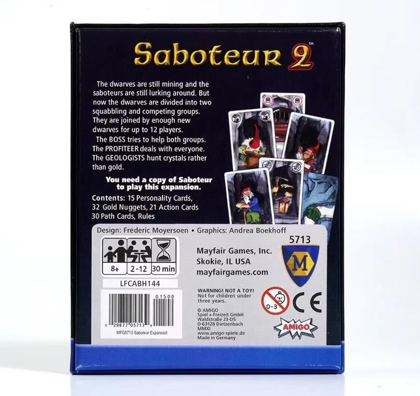 Настольная игра Saboteur 2 карточная от 8 лет (2364833126) - фото 3