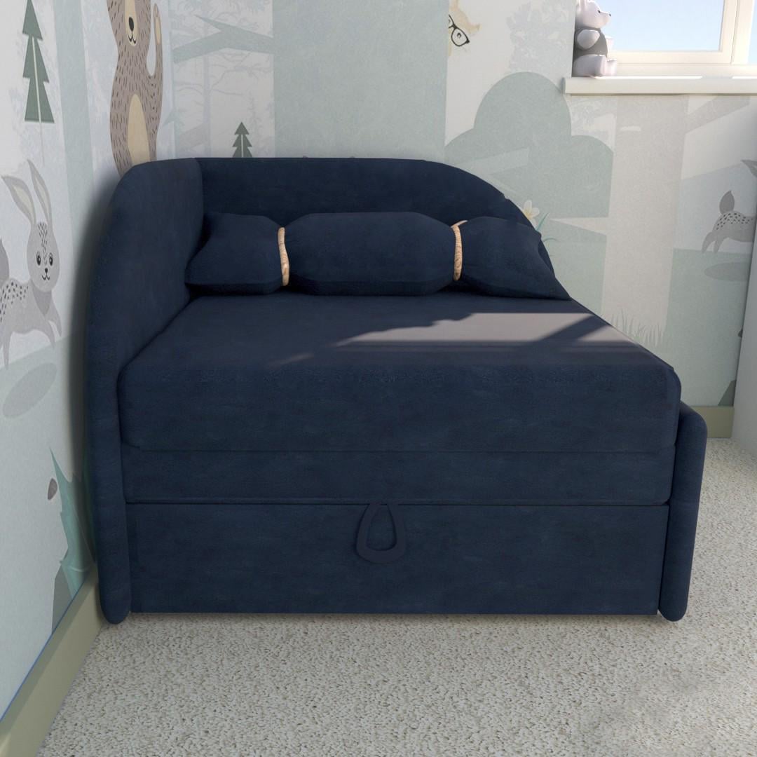 Кресло-кровать левое RIO 1730x890x670 мм Синий