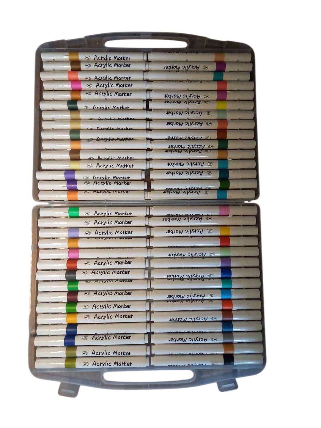 Маркеры акриловые Marker Acrylic Yulin Y-04-60 60 шт/уп. в кейсе (26468169) - фото 2 Маркеры акриловые Marker Acrylic Yulin Y-04-60 60 шт/уп. в кейсе (26468169) - фото 2