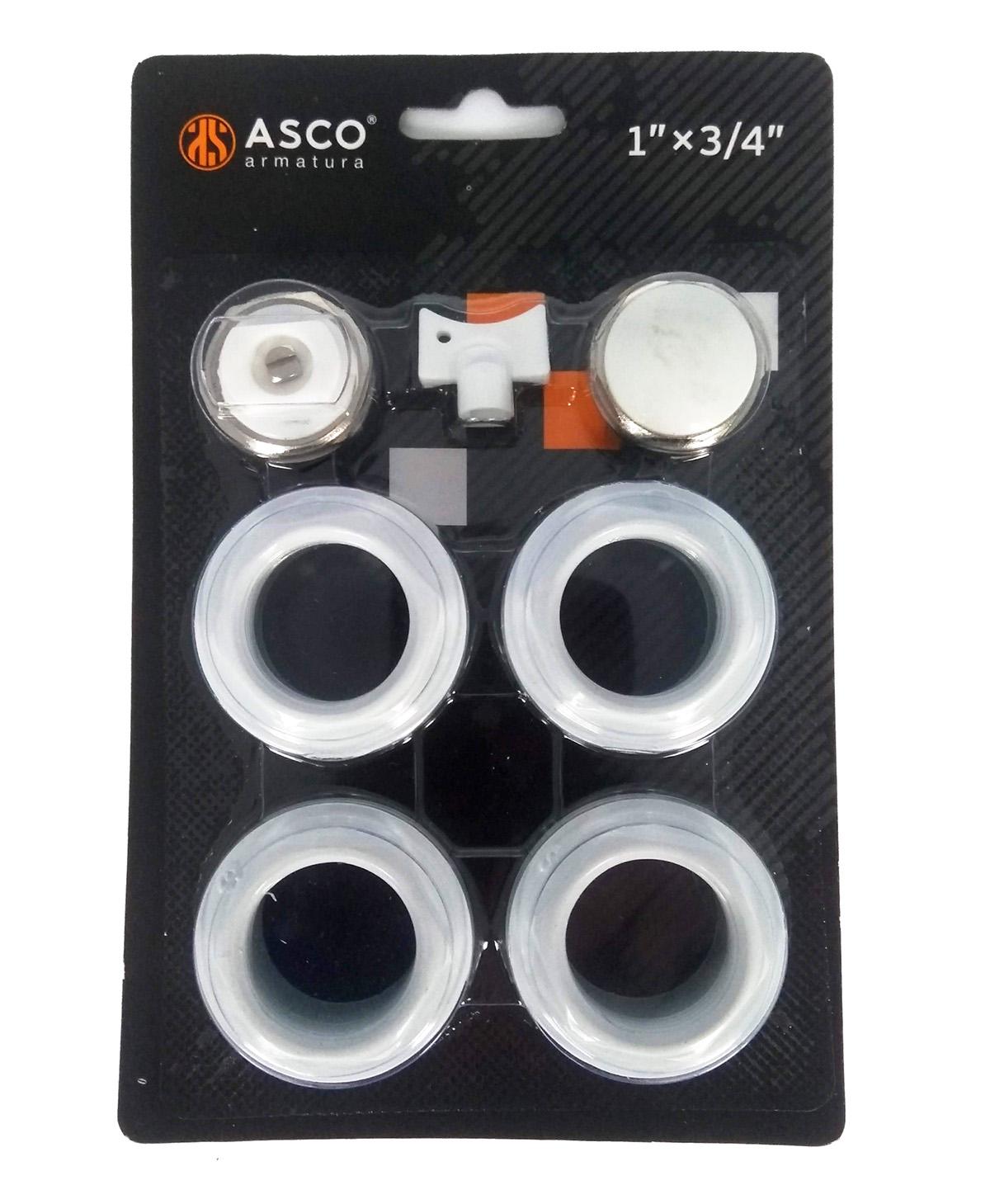 Набор футорок профессиональный ASCO 3/4" (RS-AS-R-KIT-20)