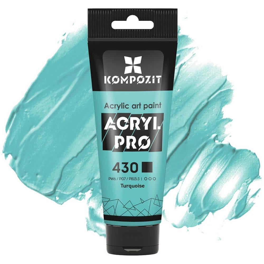Акриловая краска ART Kompozit 430 75 мл Бирюзовый (59430) - фото 1 Акриловая краска ART Kompozit 430 75 мл Бирюзовый (59430) - фото 1