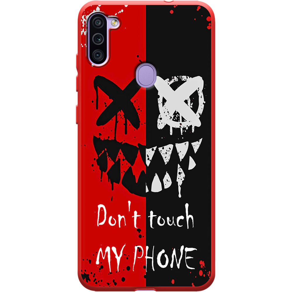 Чехол BoxFace Samsung M115 Galaxy M11 Bad Smile Красный силикон (39780-up2468-40327)
