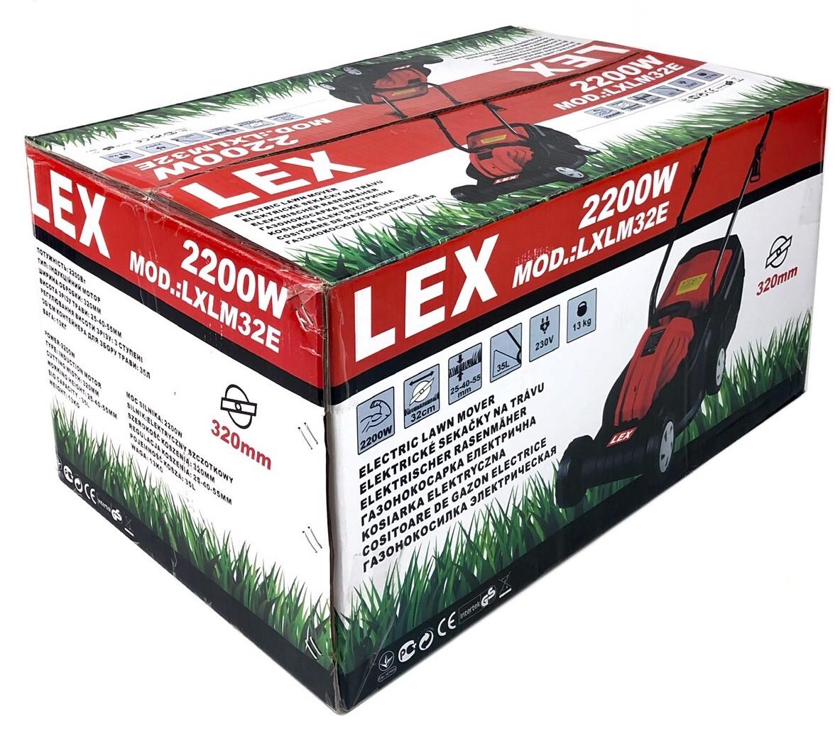 Газонокосилка электрическая LEX 2200W (LXLM32E) - фото 4