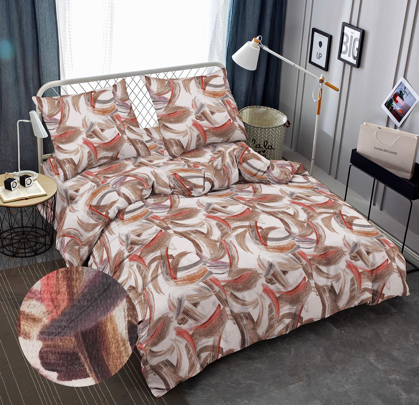 Комплект постельного белья Zastelli J3737-12 Художник жатка семейный 2х145х210 см Разноцветный (22210)