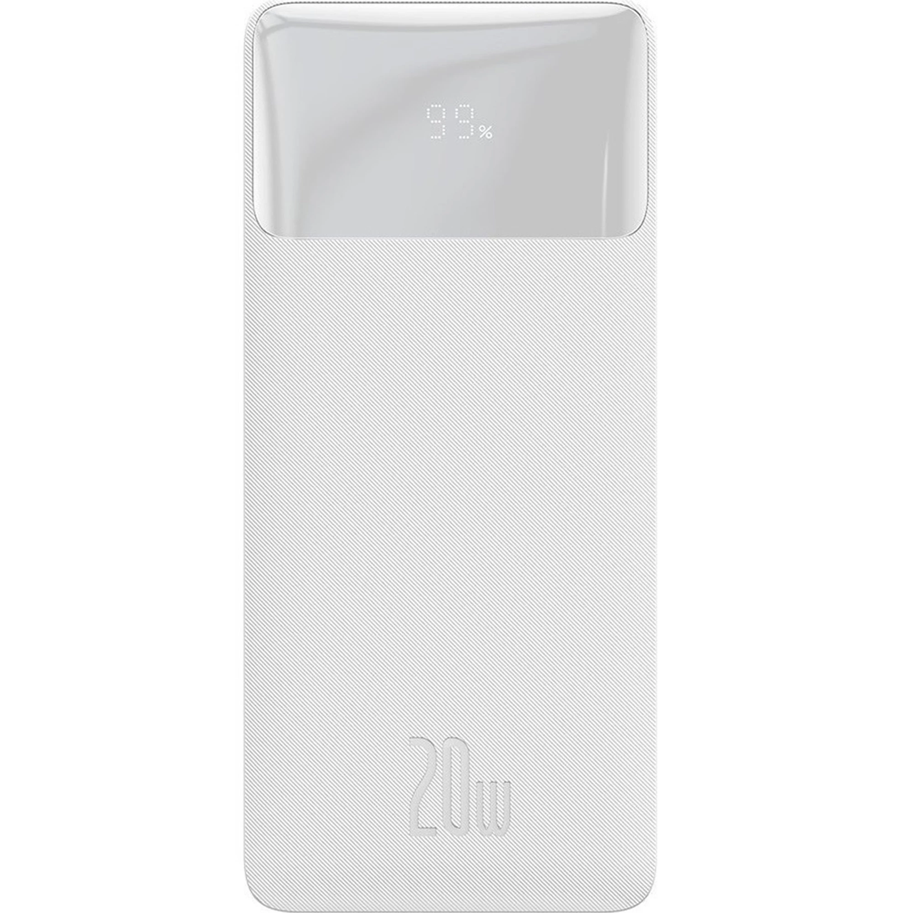 Повербанк BASEUS Bipow Digital Display 30000 mAh 20W White (PPDML-N02, PPBD050402) - фото 2 Повербанк BASEUS Bipow Digital Display 30000 mAh 20W White (PPDML-N02, PPBD050402) - фото 2