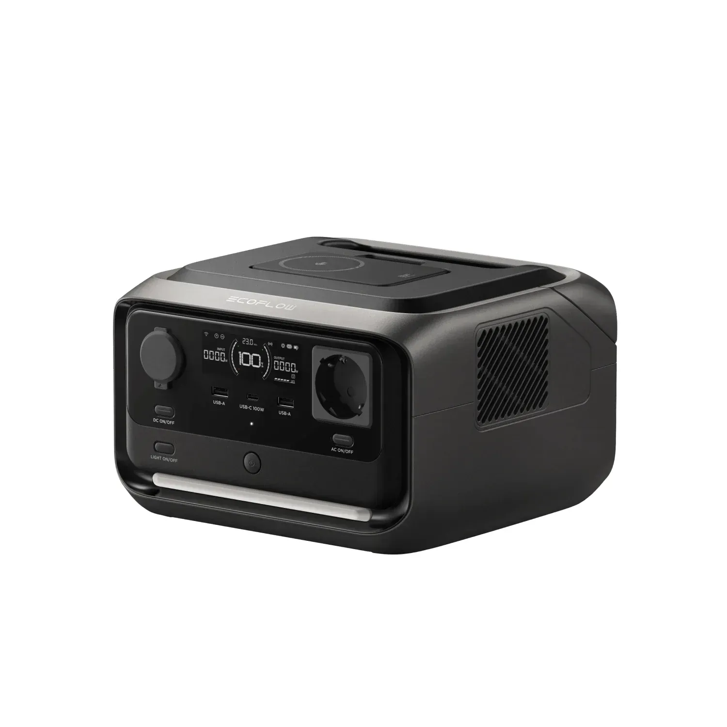 Зарядна станція EcoFlow RIVER 3 Plus Wireless EFRIVER3PLUS-W-EU-CBOX X-Boost 1200 Вт (36274379)