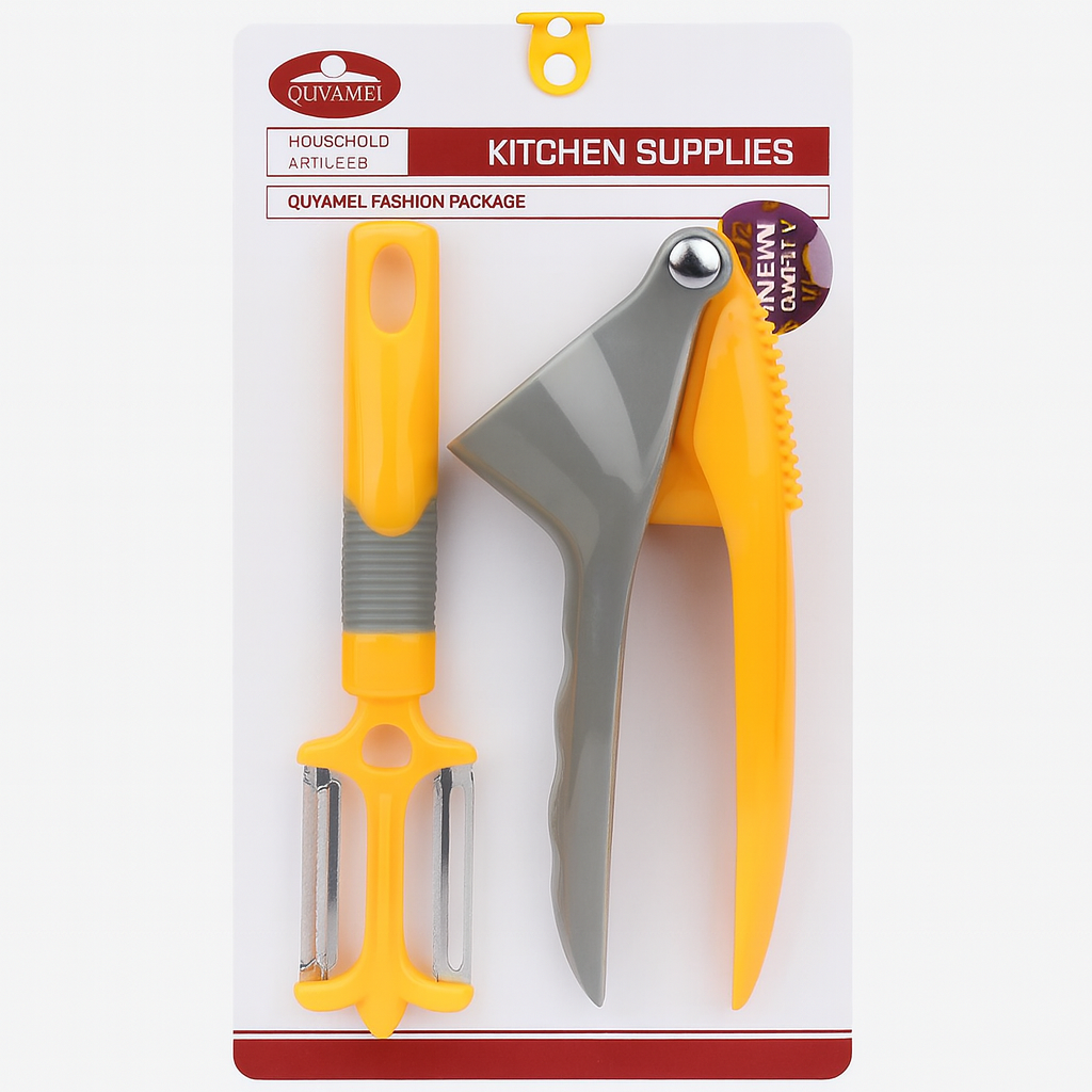 Нож кухонный Stenson R91973 для овощей и чеснока 20 см 2 шт. (587143)