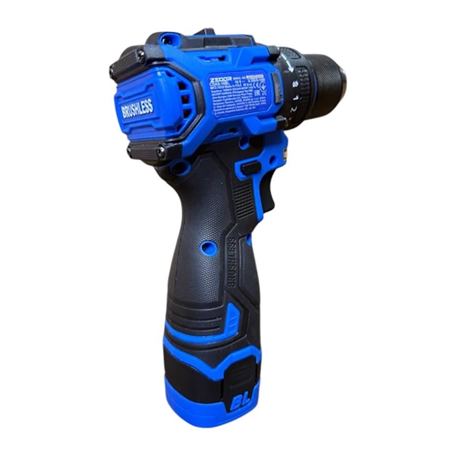 Шуруповерт аккумуляторный бесщеточный Zegor CDAX-16BL/16В/45 Нм/две скорости/2 батареи 16 В 2 Ач/реверс/подсветка/кейс - фото 4 Шуруповерт аккумуляторный бесщеточный Zegor CDAX-16BL/16В/45 Нм/две скорости/2 батареи 16 В 2 Ач/реверс/подсветка/кейс - фото 4
