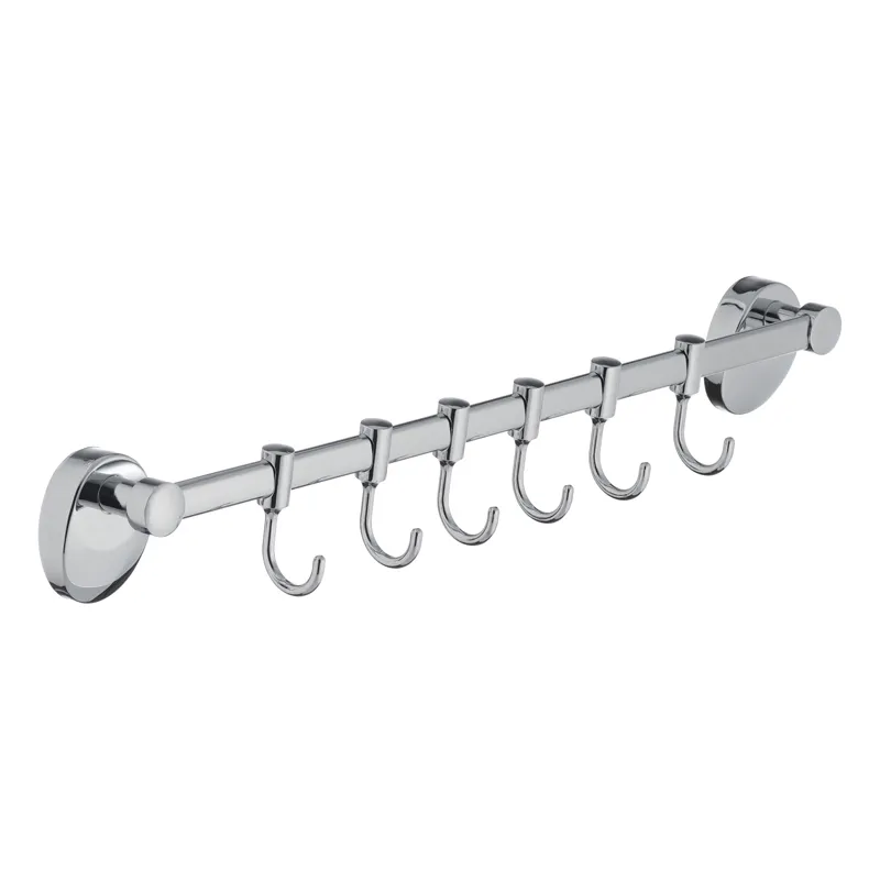 Планка-крючок Zerix LR3315-6 для полотенца с шестью крючками