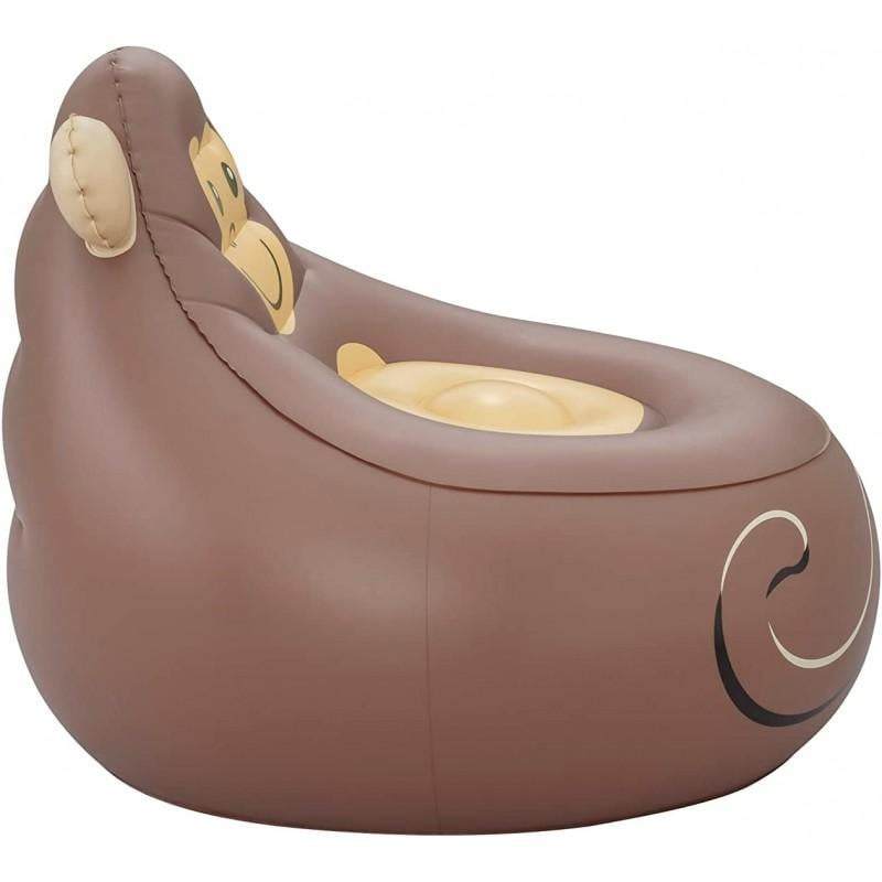 Кресло надувное Bestway Обезьяна 72х72х72 см (75116) - фото 3