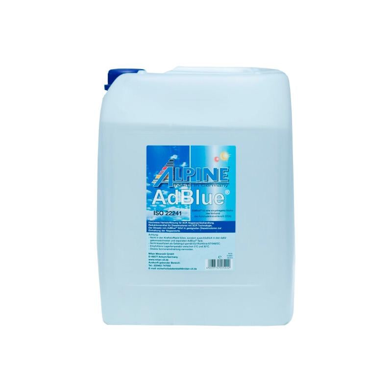 Реагент для зниження викидів оксидів азоту Alpine AdBlue 9004-20 20 л (148086)