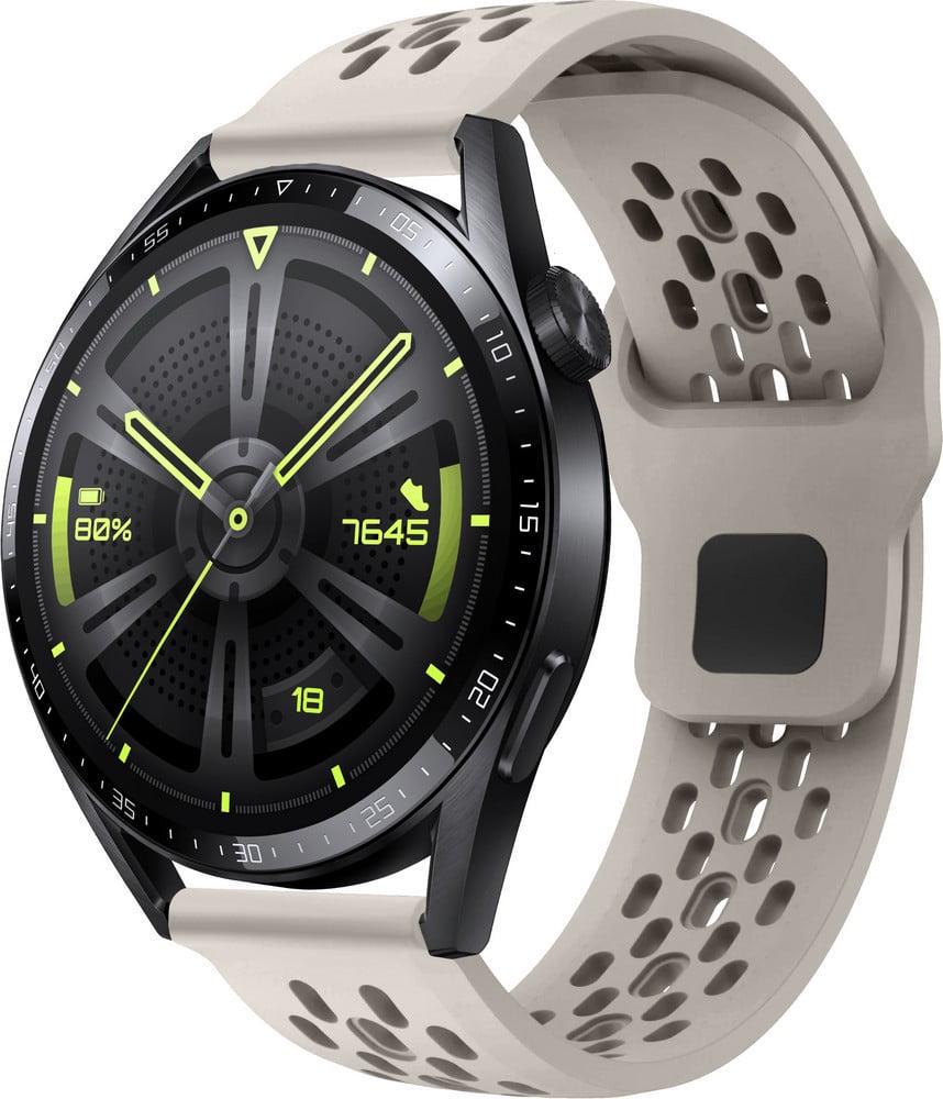 Ремешок силиконовый Liveunic для Huawei Watch GT4 46 мм Beige (41984-34)