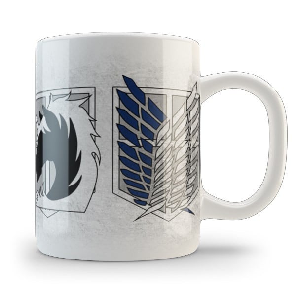 Чашка Geek Land Атака Титанів Герби 330 мл