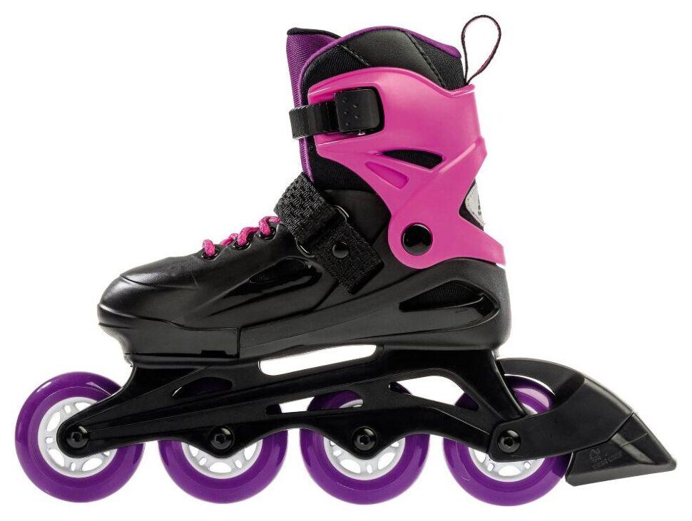 Ролики дитячі Rollerblade Fury G р. 33-38 Чорно-фіолетовий - фото 4