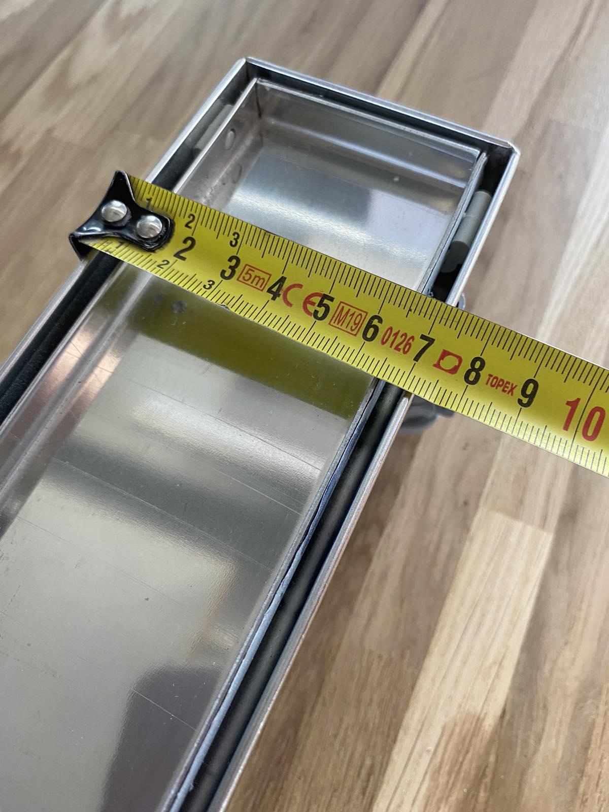 Трап лінійний MAXIFLOW Сlassik scala 80 cм з решіткою Плитка (4014.0Y050K.080) - фото 5