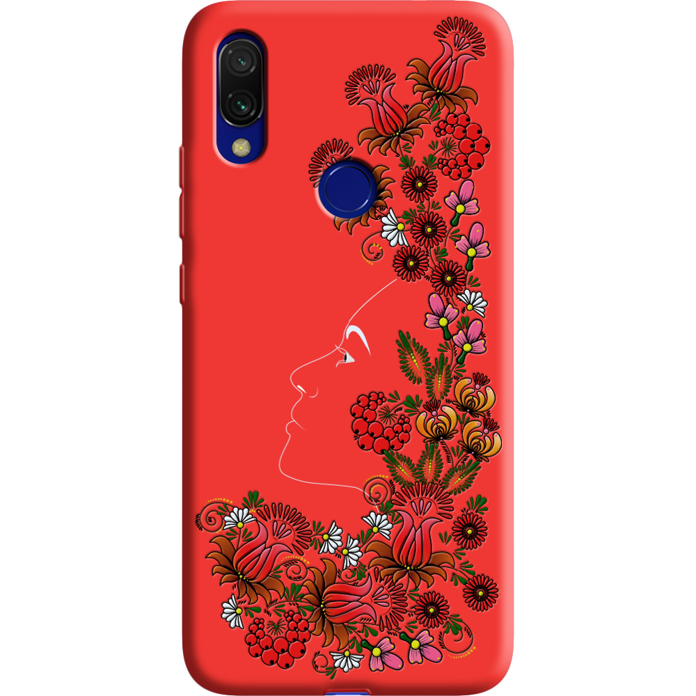 Чохол Boxface Xiaomi Redmi 7 3D Ukrainian Muse Червоний силікон  (36506-bk64-37060)