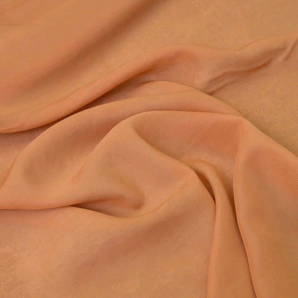 Ткань шифон Мульти Темно-бежевый (16301)