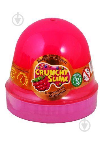 Лизун-антистресс MiC Crunchy Slime Малина 120 г (80085) - фото 1