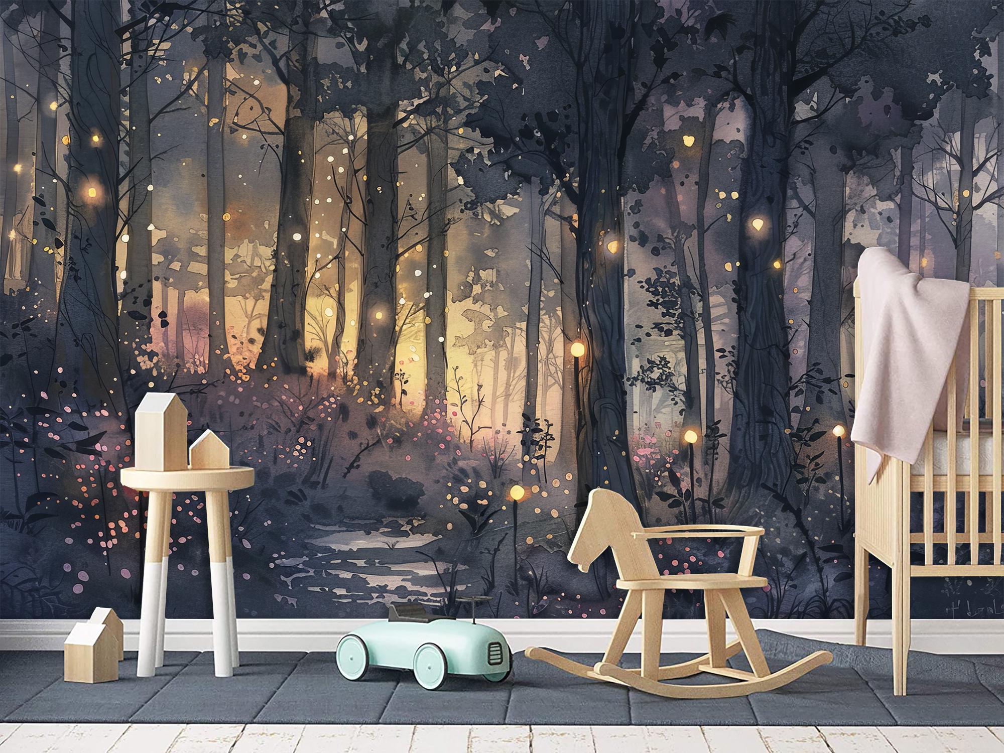 Фотообои флизелиновые Upstream Волшебный лес в сиянии 180х120 см (S5KID-072/2) - фото 6 Фотообои флизелиновые Upstream Волшебный лес в сиянии 180х120 см (S5KID-072/2) - фото 6