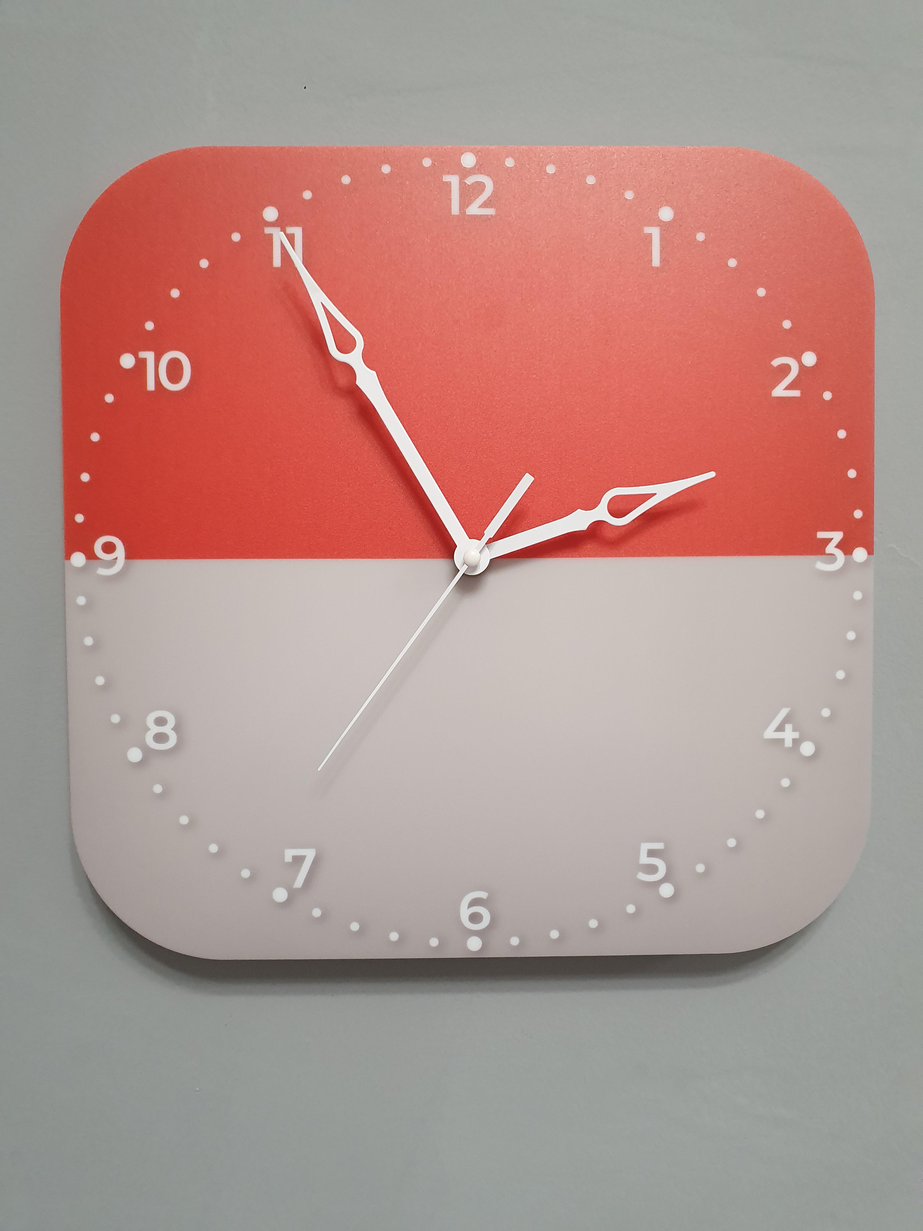 Часы настенные флаг Монако (3780)