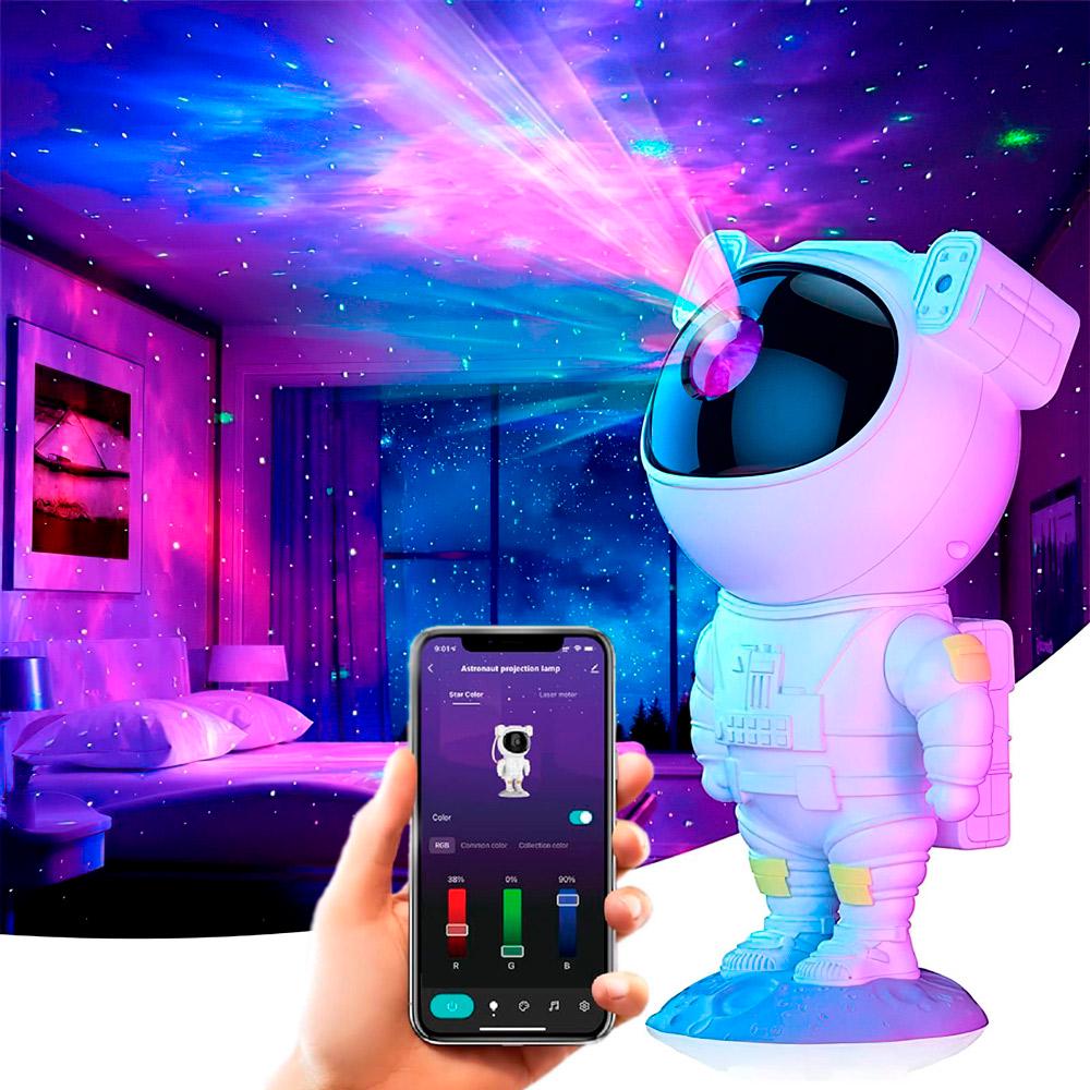 Ночник-проектор звездного неба с галактикой Астронавт EVIO Wi-Fi с блоком питания - фото 7 Ночник-проектор звездного неба с галактикой Астронавт EVIO Wi-Fi с блоком питания - фото 7