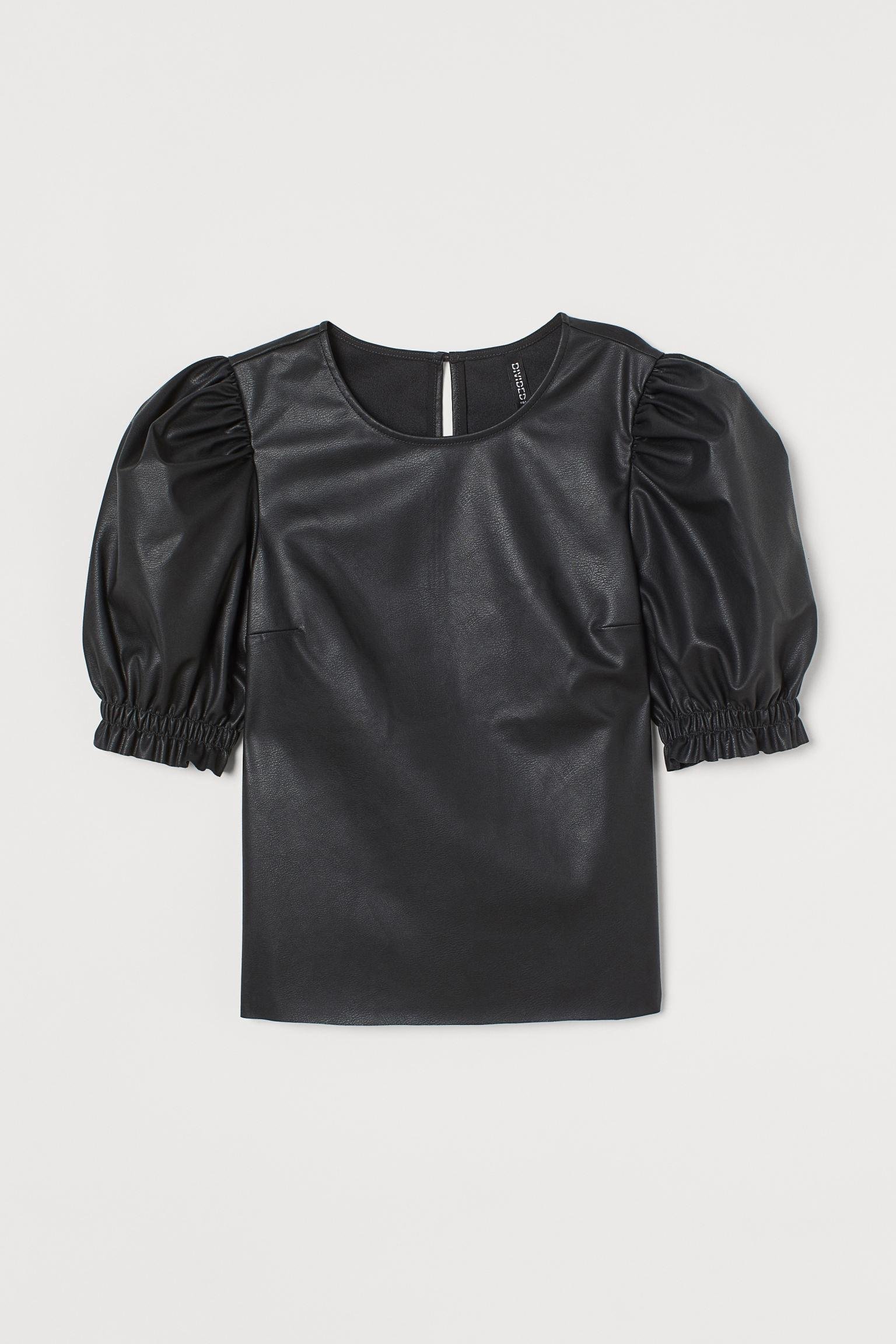 Блуза з коротким рукавом р. 38 Чорний (4901767wer)