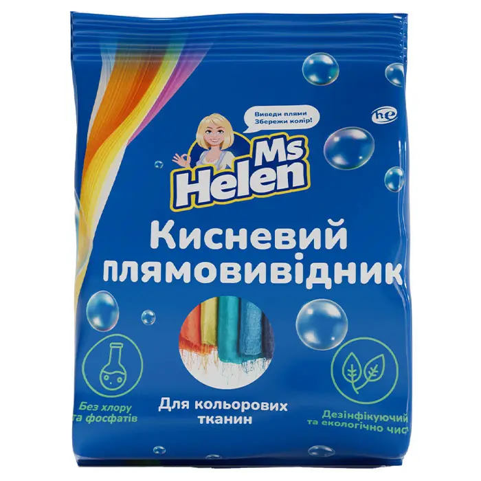 Порошок кислородный для пятновыводства для цветных тканей Ms Helen 900 г (2290891015)