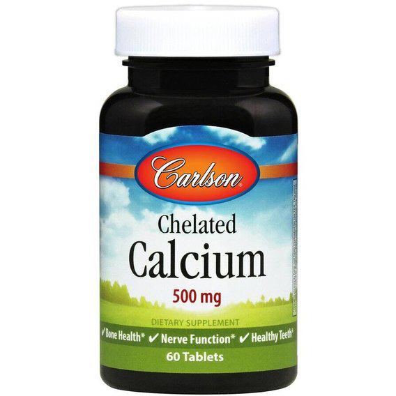 Микроэлемент Кальций Carlson Labs Chelated Calcium 60 Tabs
