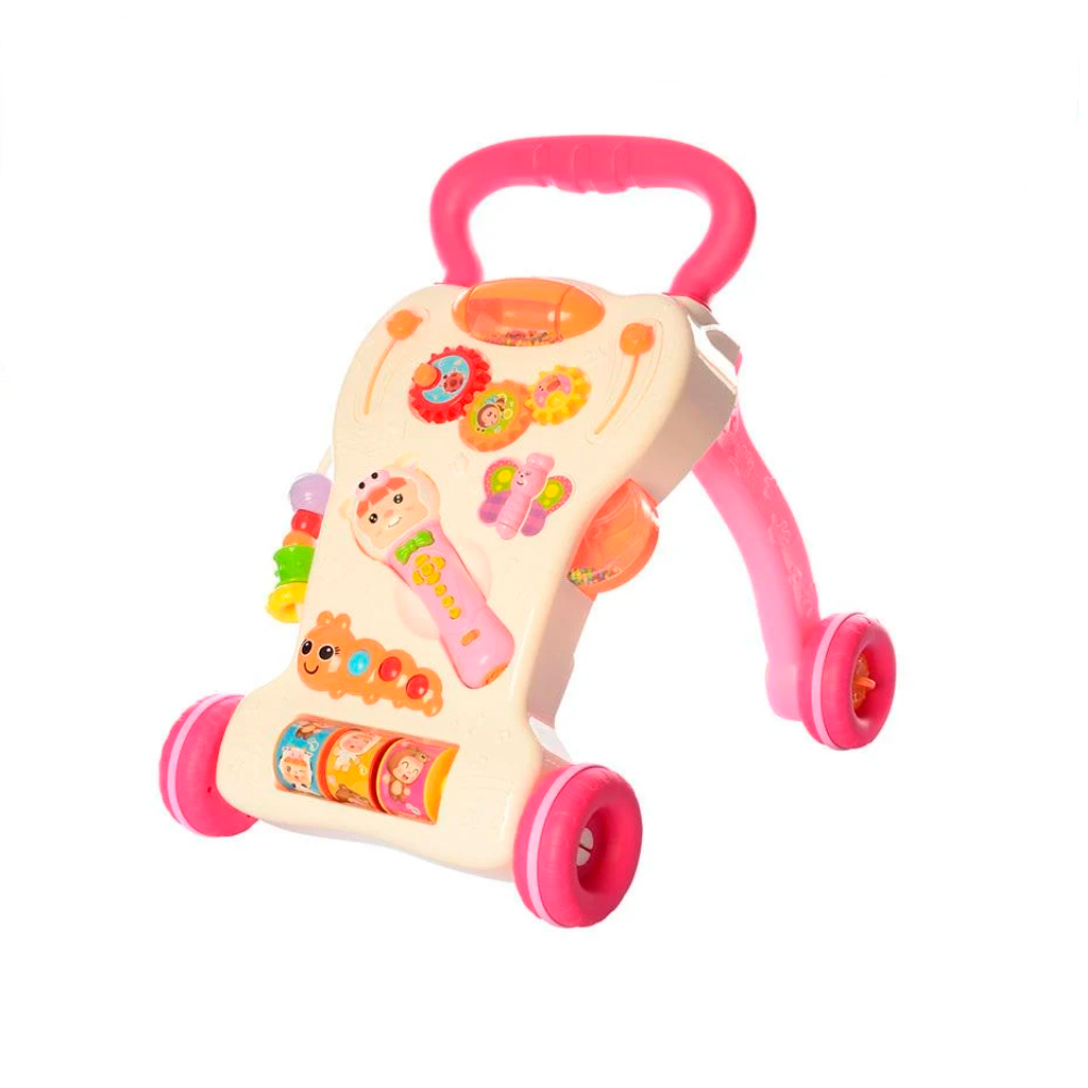 Ходунки Bambi с погремушками 43х40х47 см Розовый (63-75-HB 0003 AB)