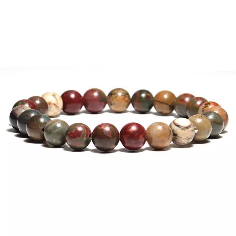 Браслет із яшми пікасо р. 19 (80105)