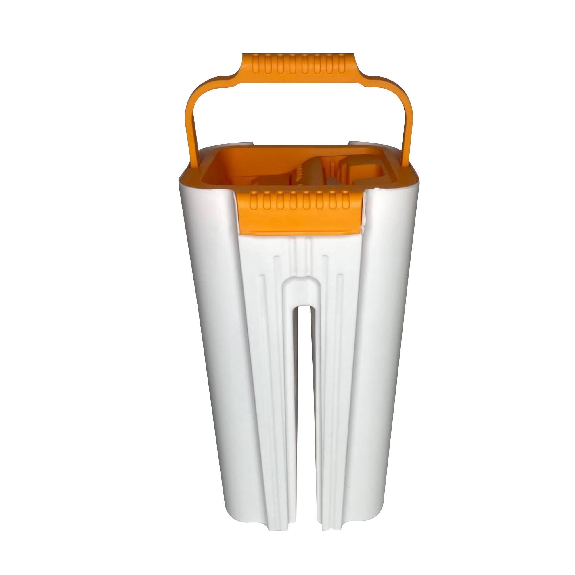 Швабра-лентяйка с ведром и автоматическим отжимом Scratch housework 10 л Оранжевый (НА-371) - фото 3