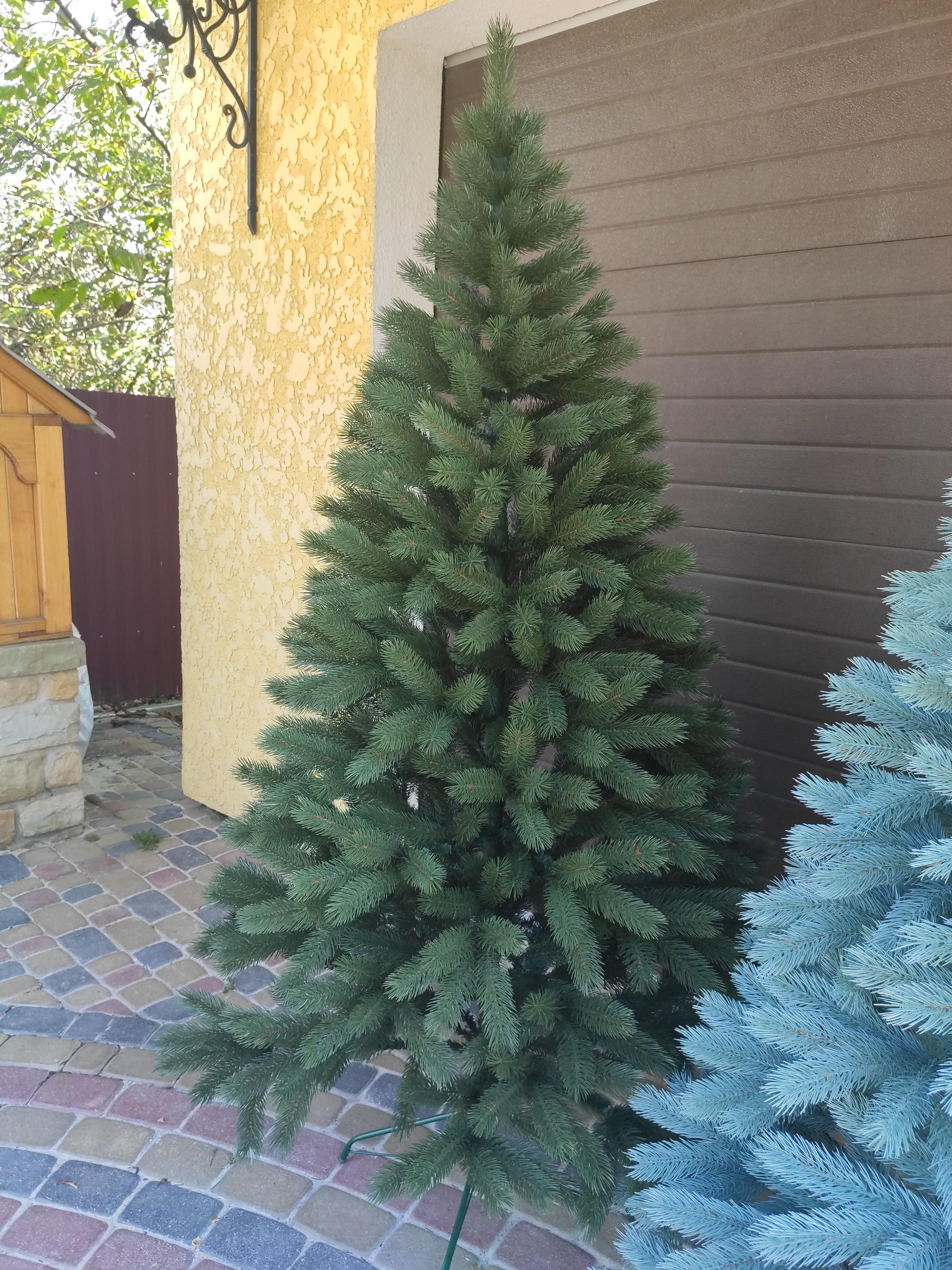 Штучна ялинка Буковельська лита 2,1 м Зелений (30316068) - фото 4