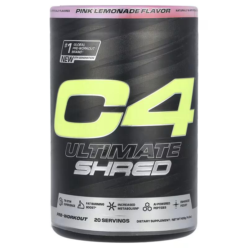Предтренировочный комплекс Cellucor C4 Ultimate Shred Pre-Workout Pink Lemonade 406 г