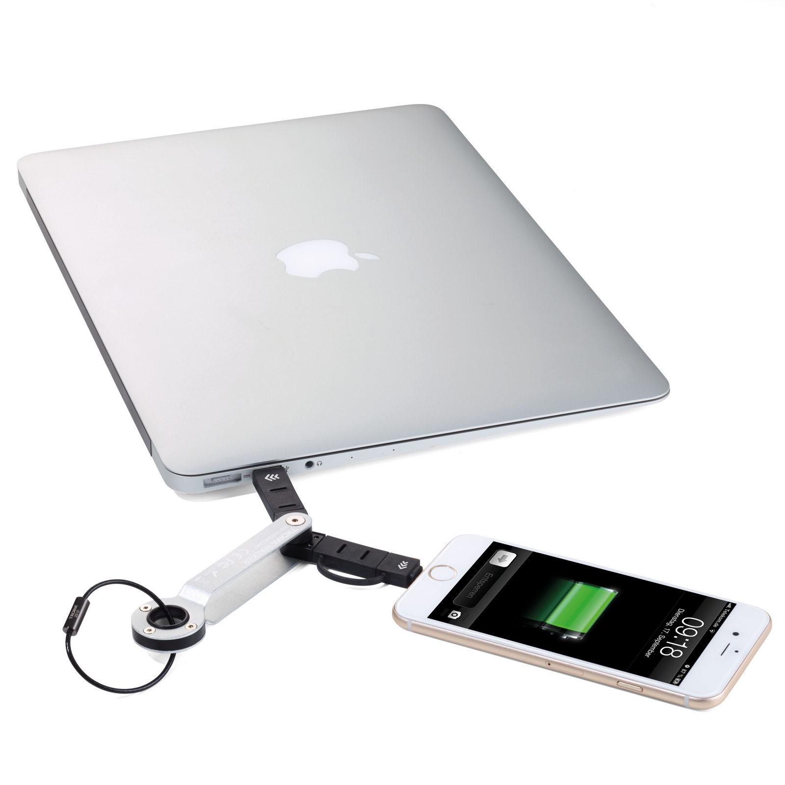 Брелок-адаптер Troika WALKER USB/Micro USB - фото 2