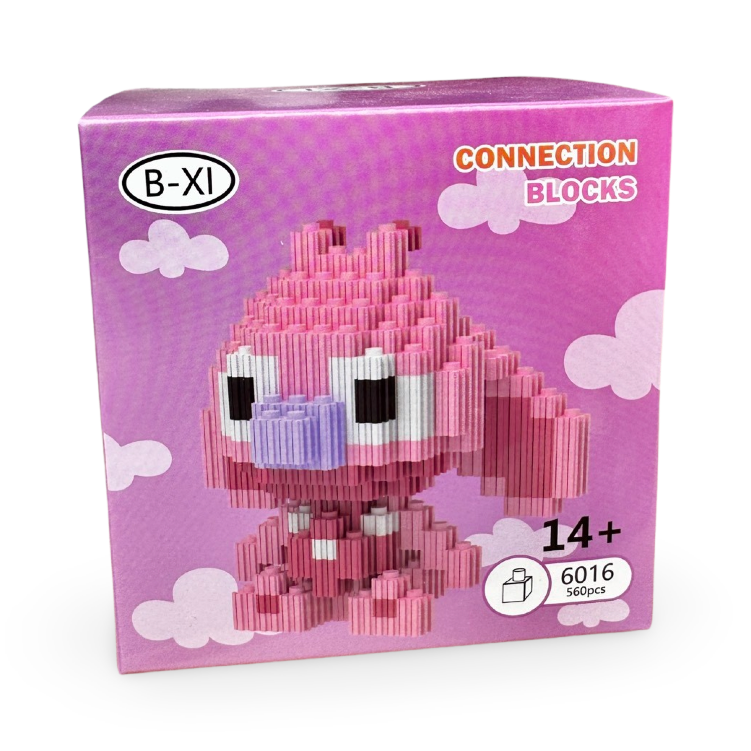 Конструктор Magic Blocks Лило и Стич 560 деталей Розовый (6016)