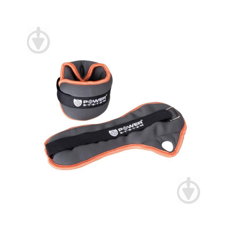 Отягощения для запястья фиксированные Power System 1.5 kg (PS_4070_Grey)