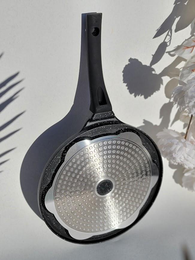 Сковорода для Edenberg оладок індукційна з мармуровим покриттям 27 см (EB-7517) - фото 2