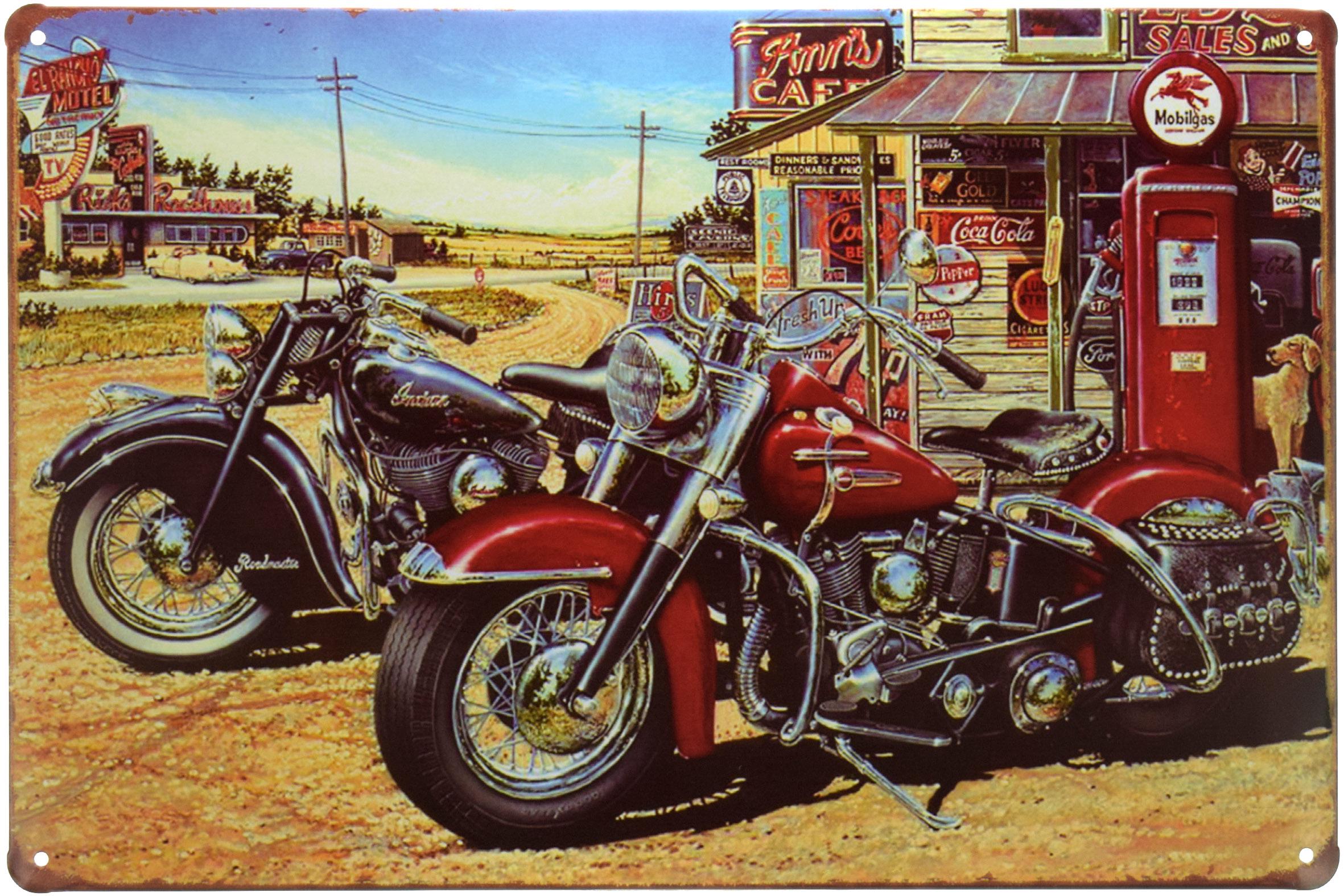 Табличка металева Indian Motorcycles Parking 20x30 см Табличка металева Indian Motorcycles Parking 20x30 см