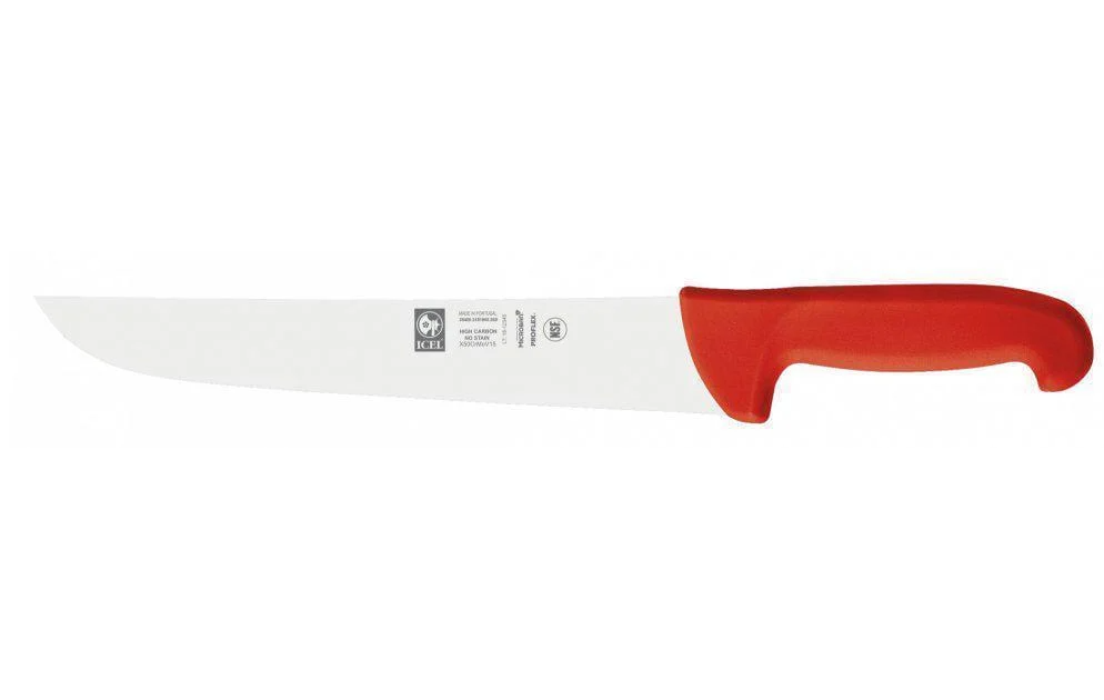 Нож мясника Icel Safe 260 мм Красный (28400.3181000.260)