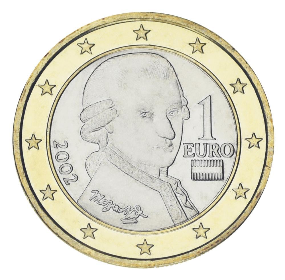 Коллекционная монета Австрия 1 евро 2002 биметалл UNC (М24407) Коллекционная монета Австрия 1 евро 2002 биметалл UNC (М24407)